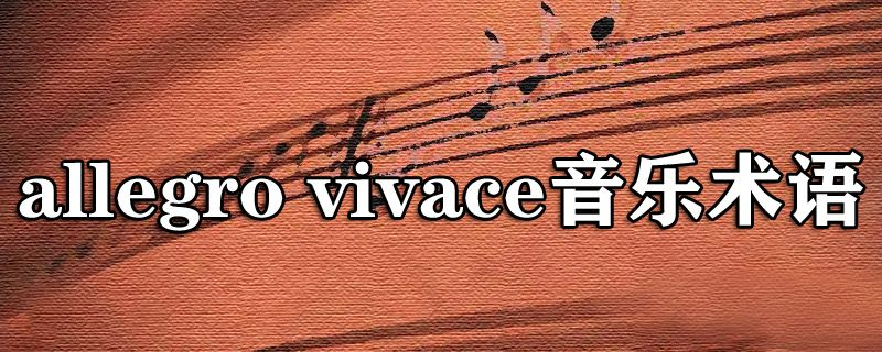allegro vivace音乐术语插图